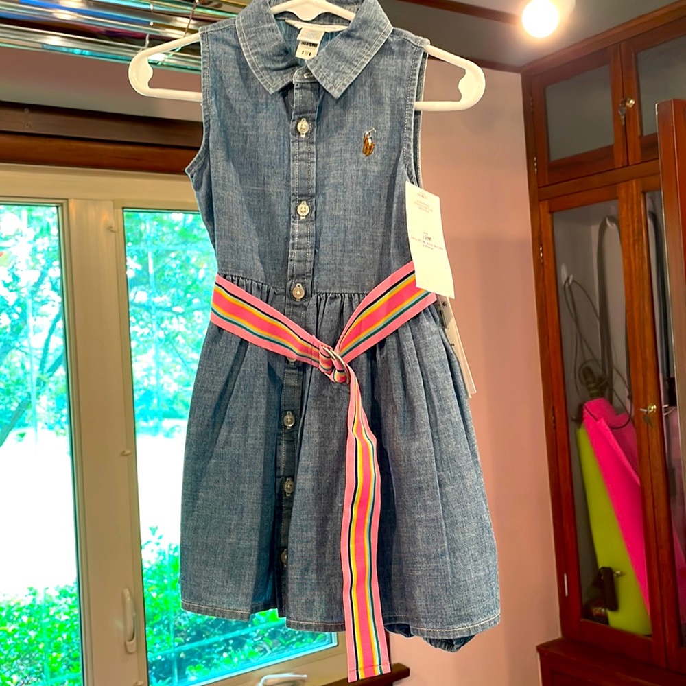 Ralph Lauren Polo toddler girl dress.